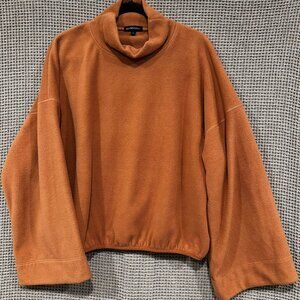 Beyond Yoga Plushfleece Back East Pullover Sweatshirt with Bell Sleeves - Large